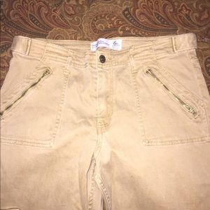Abercrombie & Fitch super skinny camel color sz 6R